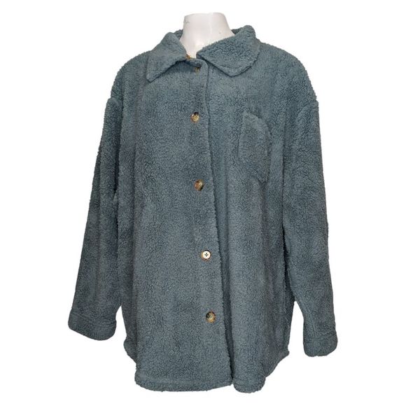 Koolaburra Jackets & Coats Koolaburra By Ugg Womens Plus Sz Jacket 2x Brushed Back Sherpa